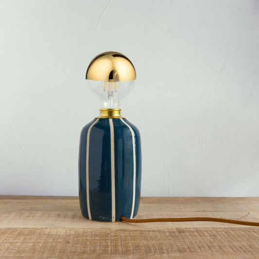 Lampada a righe Calypso - blu-