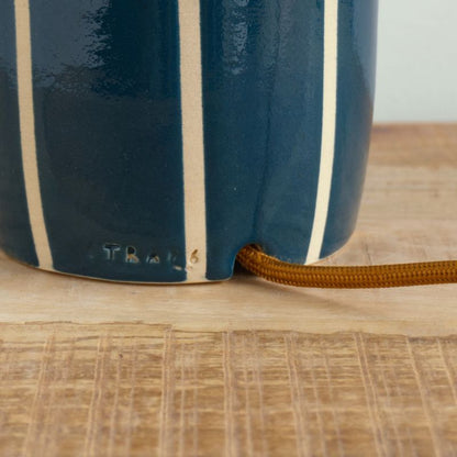 Lampada a righe Calypso - blu-