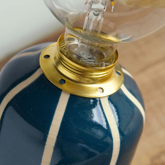 Lampada a righe Calypso - blu-