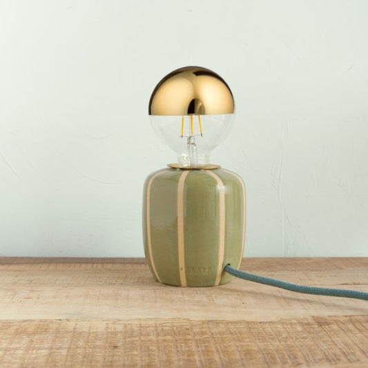 Calypso striped lamp -green-