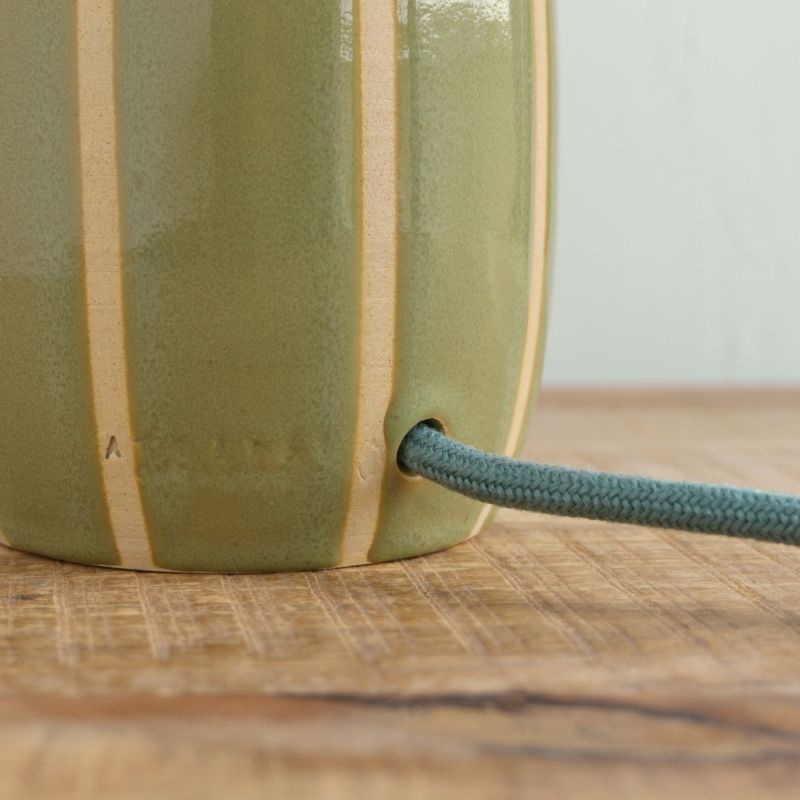 Calypso striped lamp -green-