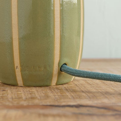 Calypso striped lamp -green-
